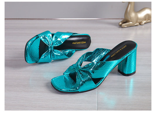 Cross Strap High-Heels