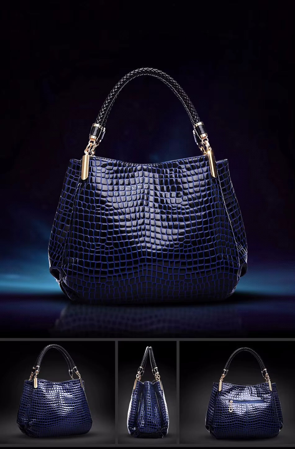 Shoulder Bag Bolsa Sac Crocodile