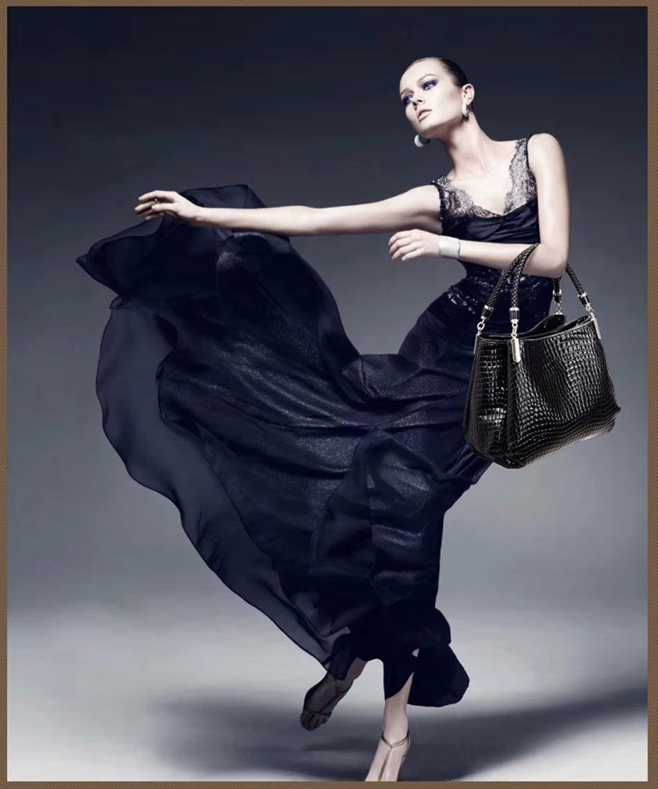 Shoulder Bag Bolsa Sac Crocodile