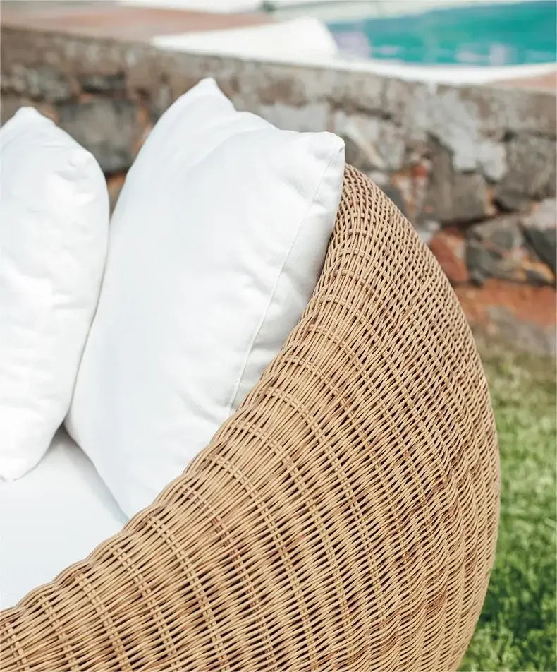 Outdoor Rattan Patio Sofa and Chair Furniture Set