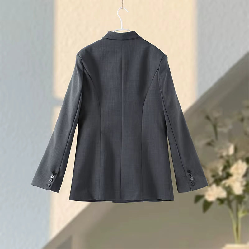 Elegant Waisted V-Neck Coat