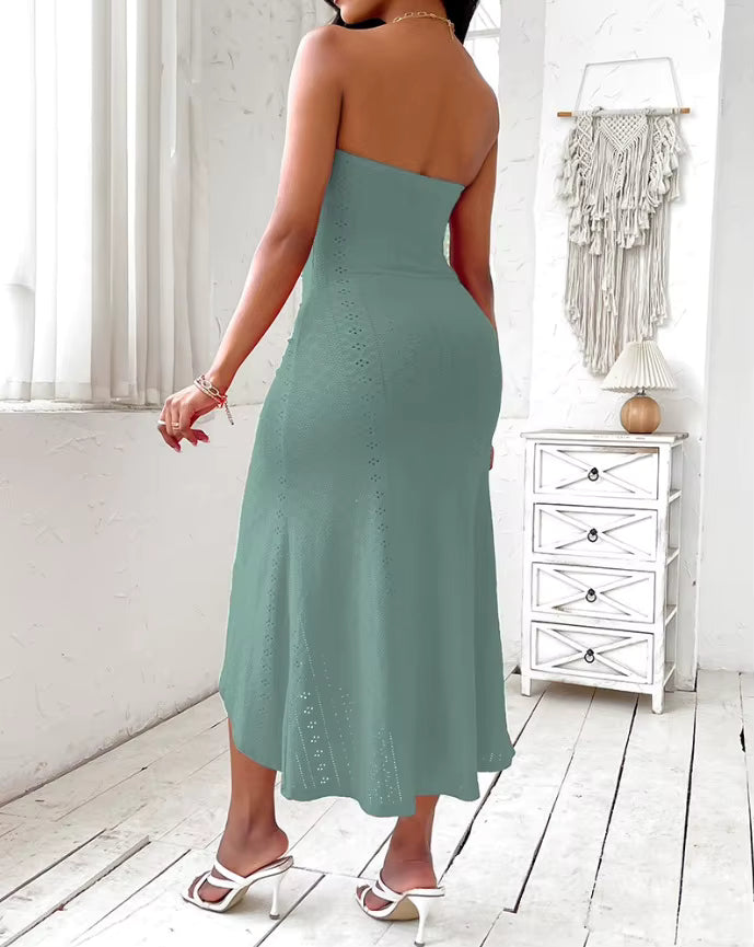 Backless Strapless Dress