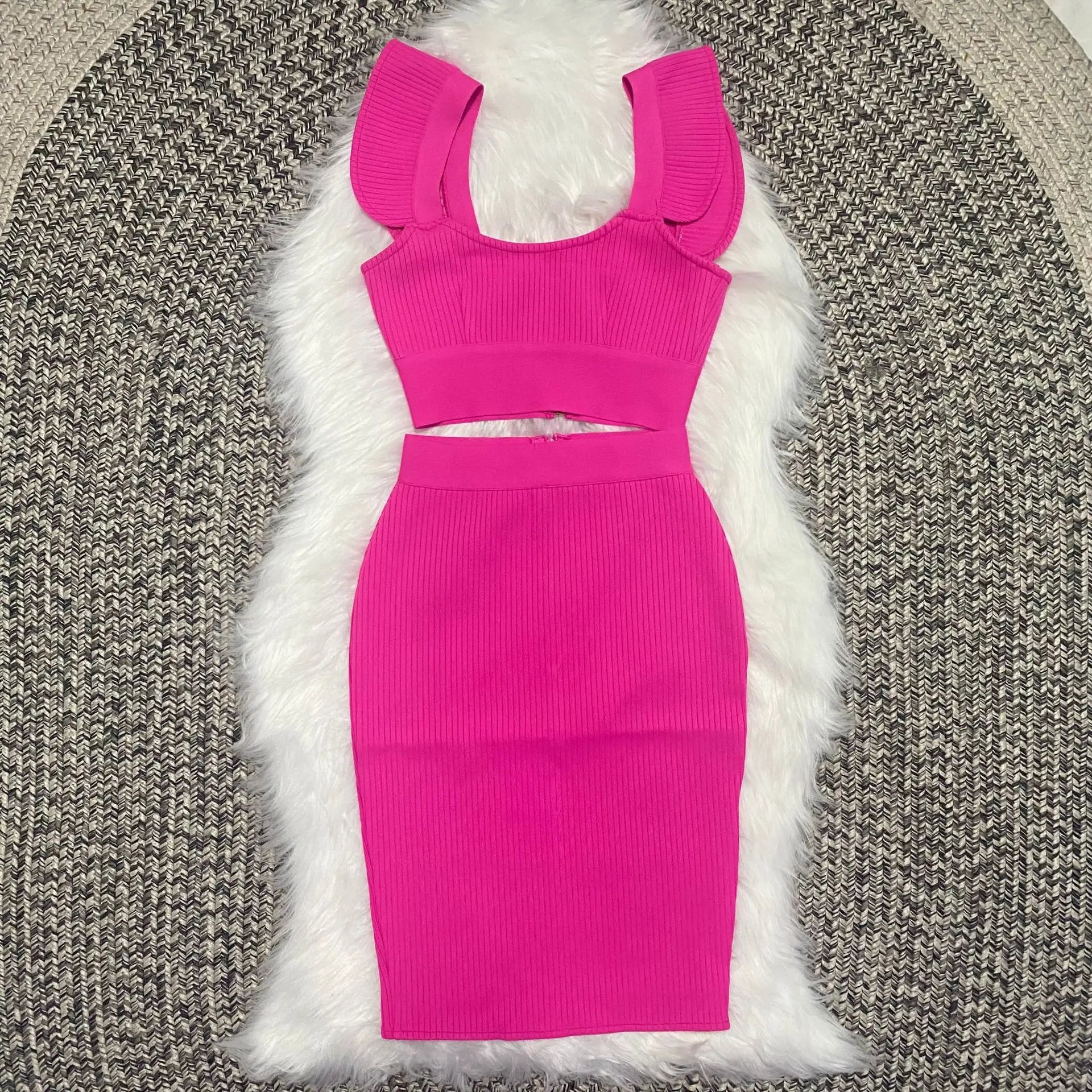 Bodycon Two Piece & Skirt Set – Shop Bellabla