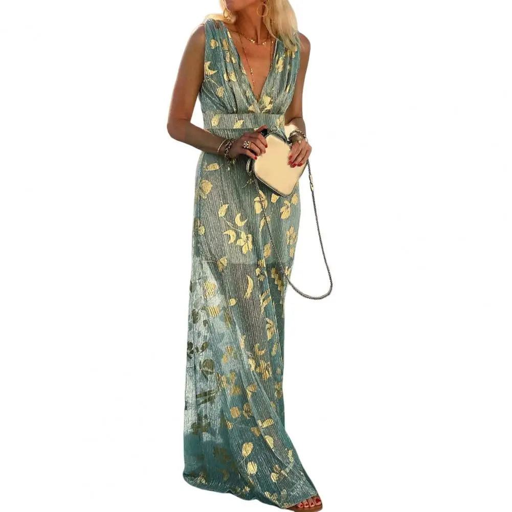 Bronzer Clothes V Neck Bronzing Dress – Shop Bellabla