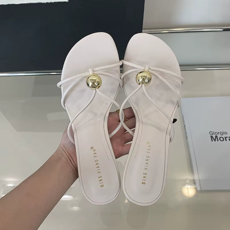 Thin Heel Slides
