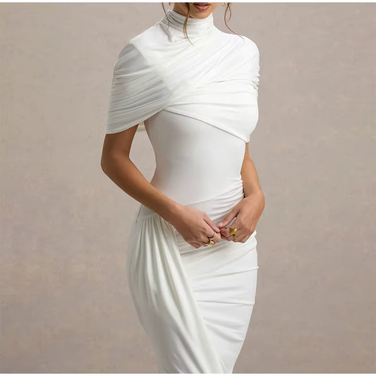 Chic Round Neck Dress