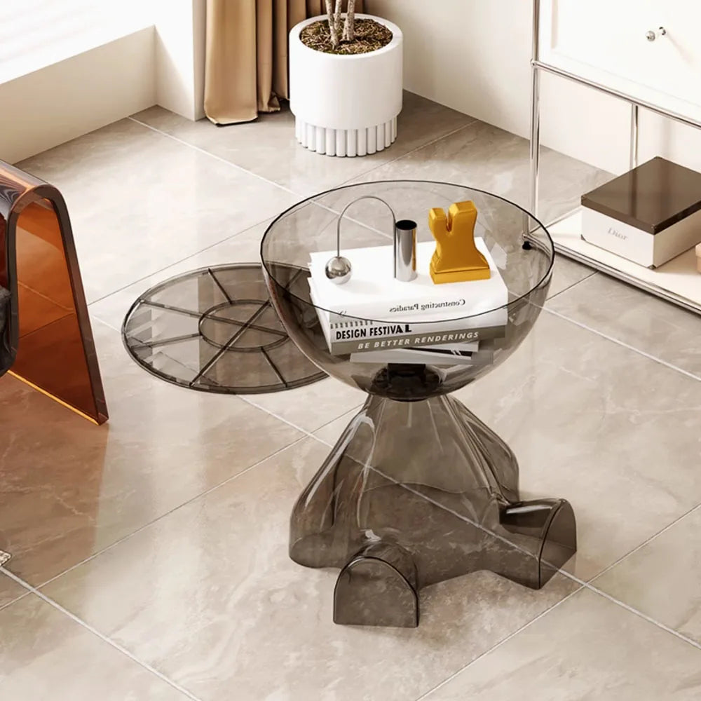 Transparent Advanced Small Flat Head Coffee Table