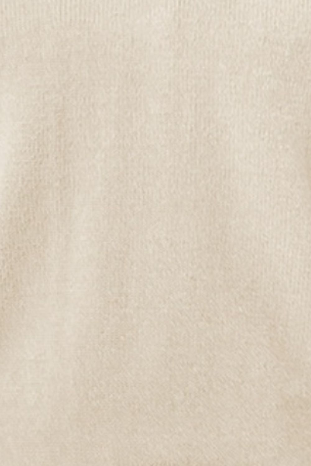 BELLA V-neck ruffle trim long sleeve sweater in soft knit, featuring a stylish V-neck and delicate ruffle accents.