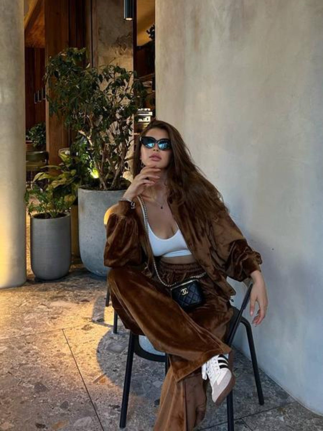 BELLA Trendsi hooded jacket and pants set featuring a stylish, comfortable matching outfit with a hooded top and coordinating pants.