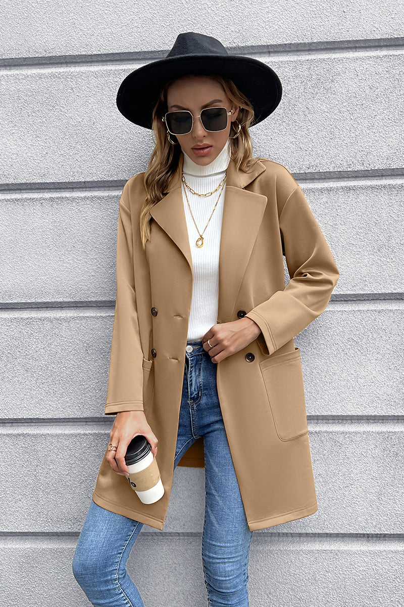 BELLA BLA Ivy Lane blazer with lapel collar, long sleeves, tailored fit, in a stylish design, perfect for office or casual wear.