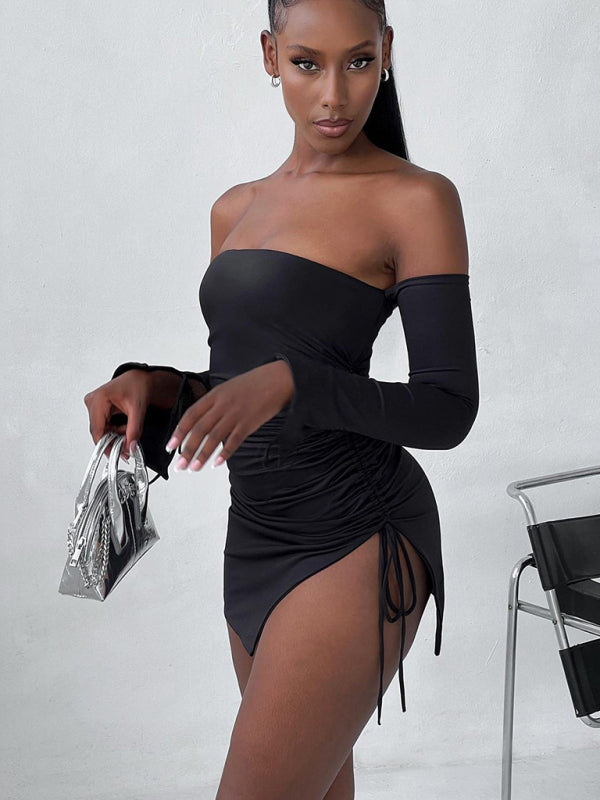 Off-Shoulder Mini Dress