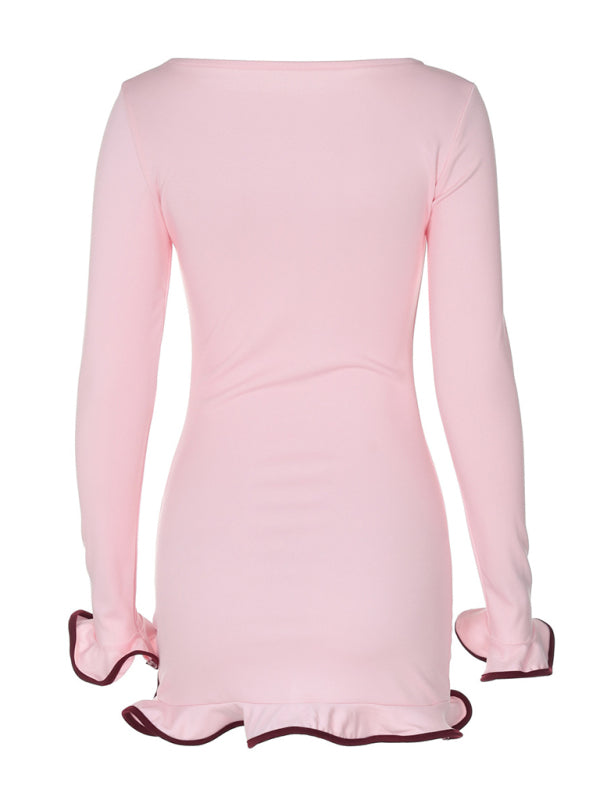 Short Ruffle Dress