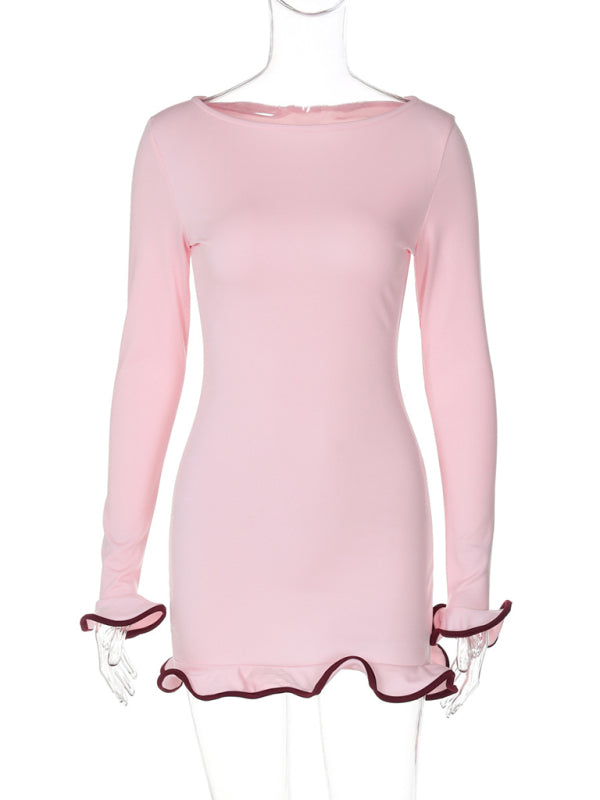 Short Ruffle Dress