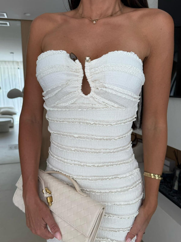 Sexy Slim Fit Tube Dress