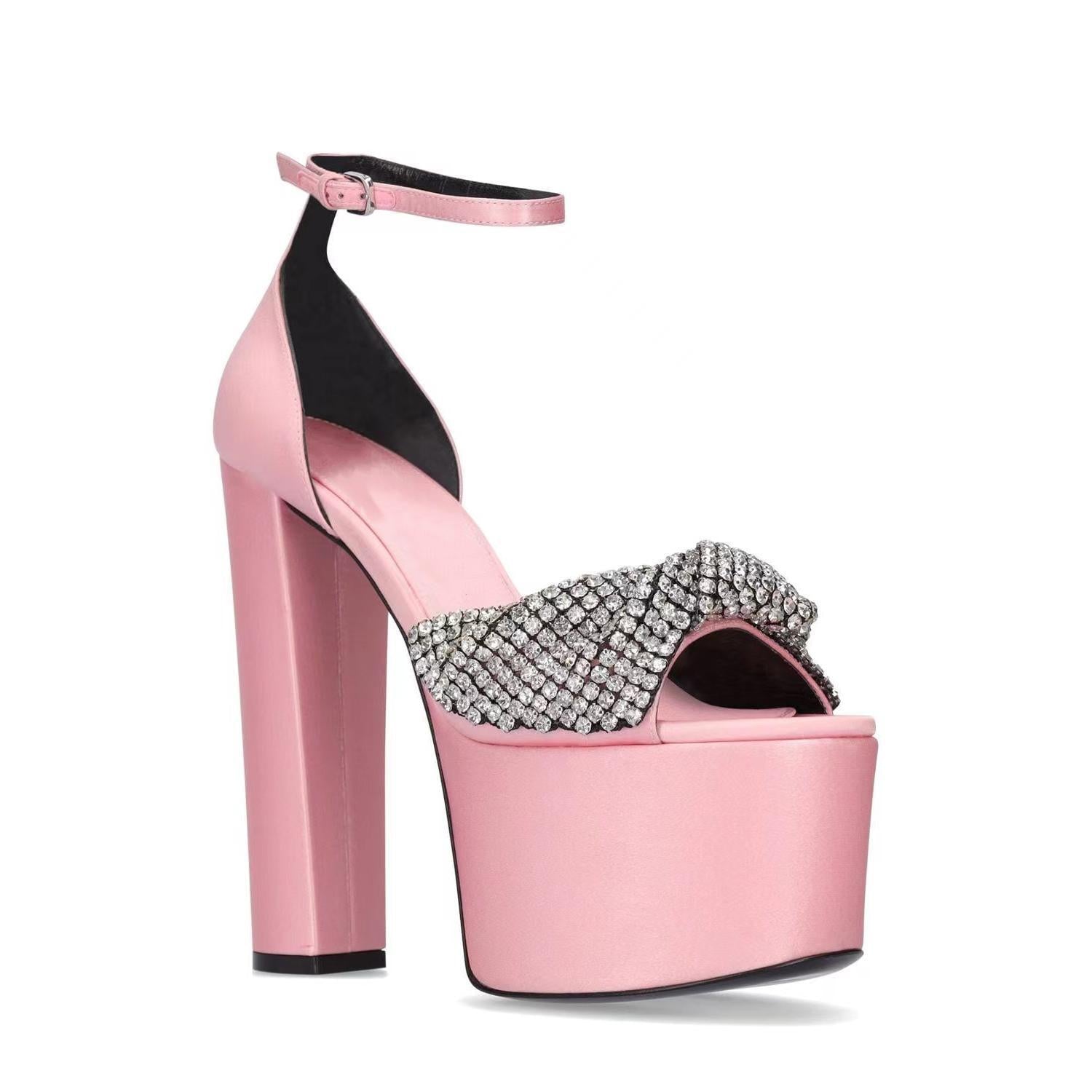 Rhinestone heels
