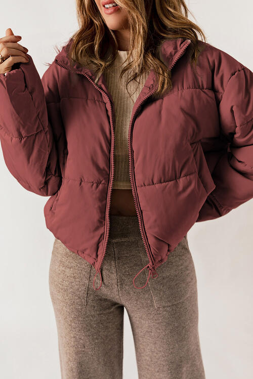 BELLA Puff Jacket from Trendsi, lightweight and stylish with a quilted design, perfect for cold weather.