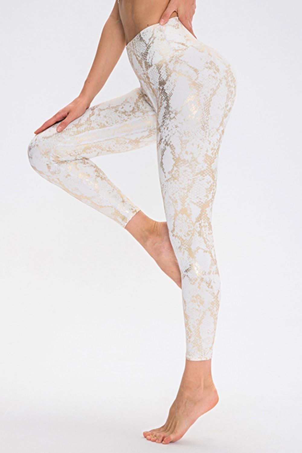 Bella Print Sports Pants from trendsi, stylish athletic pants with bold print design, perfect for active wear.